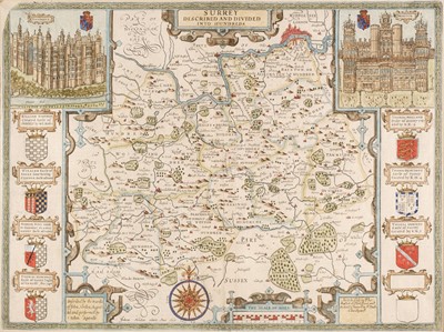 Lot 146 - Surrey. Speed (John), Surrey Described and Divided into Hundreds, 1676