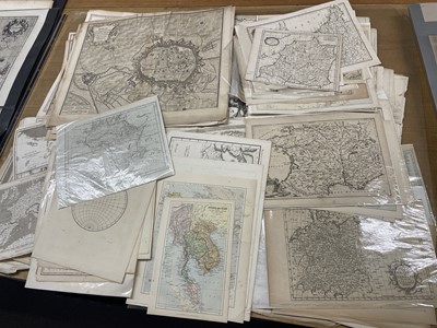 Lot 131 - Maps. A Collection of approximately 135 maps, mostly 19th century