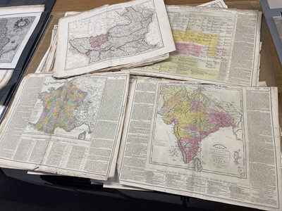 Lot 131 - Maps. A Collection of approximately 135 maps, mostly 19th century