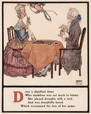 Lot 594 - Dulac (Edmund). Lyrics Pathetic & Humorous from A to Z, London: Frederick Warne & Co., 1908