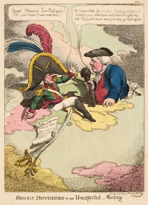 Lot 207 - Williams (Charles). Boney Bothered or an Unexpected Meeting, Thos. Tegg, 1808