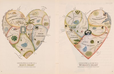 Lot 128 - Lowrey (Jo.). Geographical Guide to a Man's Heart and ..., a Woman's Heart, 1960