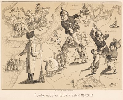 Lot 194 - Schroeder (F.). Rundgemalde von Europa im August MDCCCXLIX [1849]