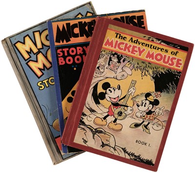 Lot 354 - Walt Disney. The Adventures of Mickey Mouse, Book I, Philadelphia: David McKay Company, 1931