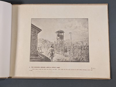 Lot 35 - Skvorzov (Lieutenant A.V.). Chinese ink and brush sketches of Prisoner of War camp..., 1945
