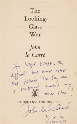 Lot 758 - Le Carré (John). The Looking-Glass War, 1st edition, presentation copy, 1965