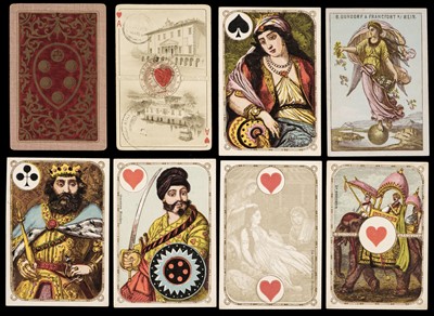 Lot 503 - German playing cards. Carte Medicee no.272, B. Dondorf, circa 1913, & 1 other