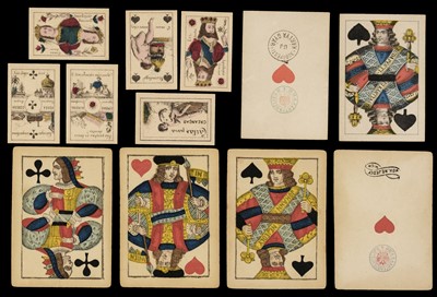 Lot 485 - Austrian playing cards. Vienna pattern I (large crown), Vienna: J. Nejedly, 1877-1881, & 4 others