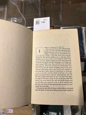 Lot 716 - Burgess (Anthony). A Clockwork Orange, 1st edition, 1st issue, double-signed, 1962