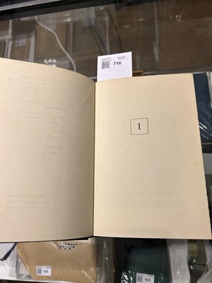 Lot 716 - Burgess (Anthony). A Clockwork Orange, 1st edition, 1st issue, double-signed, 1962