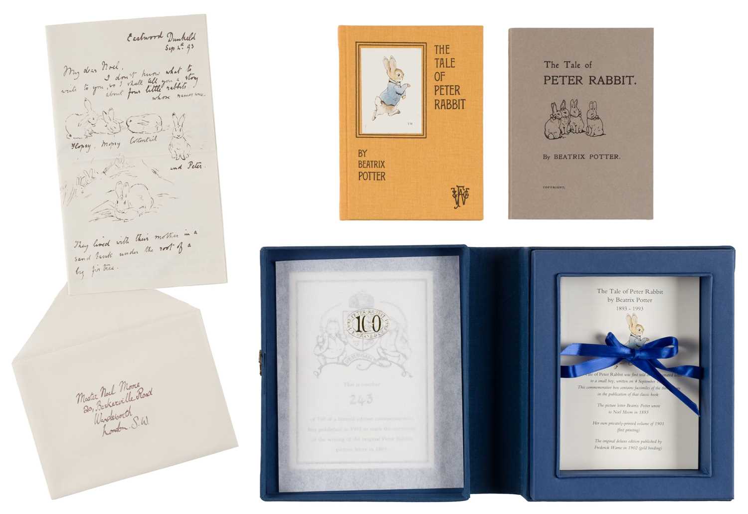 Lot 89 - Potter (Beatrix). The Tale of Peter Rabbit, Boxed Centenary Edition, 1993