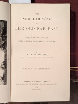 Lot 17 - Japan. Barneby (Henry).The New Far West and The Old Far East, 1889
