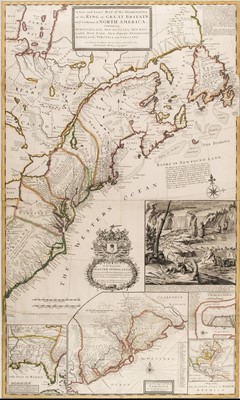 Lot 134 - Moll (Herman). A New Exact Map of the Dominions of the King of Great Britain..., circa 1715