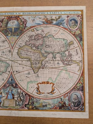 Lot 151 - World. Hondius (Henricus), Nova totius Terrarum Orbis Geographica..., circa 1636