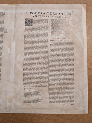 Lot 151 - World. Hondius (Henricus), Nova totius Terrarum Orbis Geographica..., circa 1636