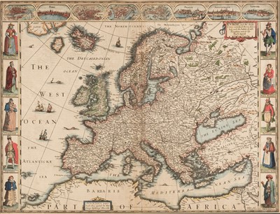 Lot 119 - Europe. Speed (John), Europ and the cheife Cities contayned therein described..., [1627]