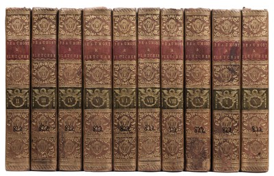 Lot 284 - Beaumont and Fletcher. The Dramatick Works of Beaumont and Fletcher; 10 volumes, 1778