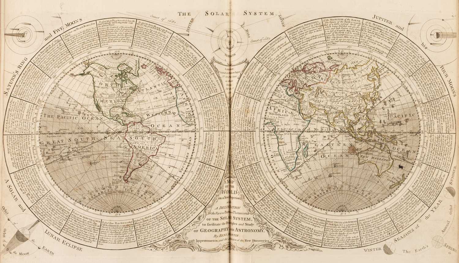 Lot 11 - Dunn (Samuel). A New Atlas of the Mundane System: or, of Geography..., 1788