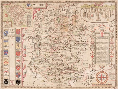 Lot 149 - Wiltshire. Speed (John), Wilshire, Thomas Bassett & Richard Chiswell [1676]
