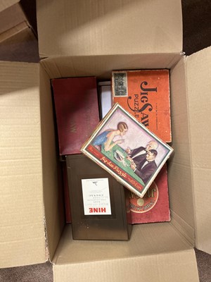 Lot 475 - Jigsaw Puzzles. A small collection of 55 jigsaw puzzles, mainly early 20th century
