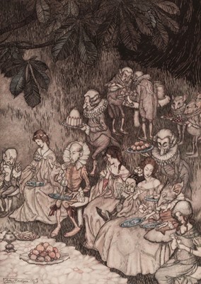 Lot 563 - Rackham (Arthur). Peter Pan, two prints from the Peter Pan portfolio, circa 1912