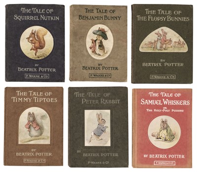 Lot 621 - Potter (Beatrix). The Tale of Squirrel Nutkin, 1st edition, 1903..., and others