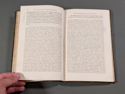 Lot 338 - Menger (Carl). Grundsätze der Volkswirtschaftslehre ... [all published], Vienna, 1871