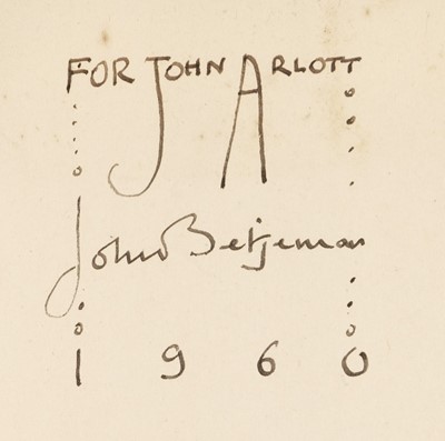 Lot 700 - Betjeman (John, 1906-1984). An Oxford University Chest..., 1938