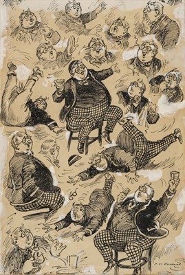 Lot 547 - Chapman (Charles Henry, 1879-1972). Billy Bunter studies, original artwork