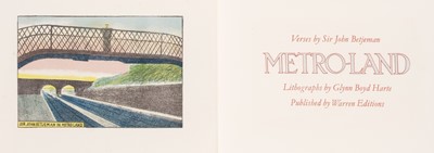 Lot 707 - Betjeman (John & Harte, Glyn Boyd). Metro-Land..., 1977