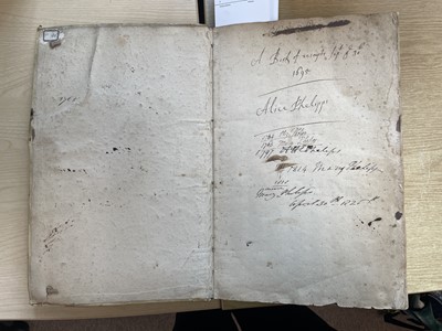 Lot 265 - Cookery Manuscript. A Book of receipts Sept: ye 30th 1695, compiled by Alice Phelipps, 1695-1840