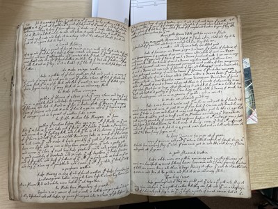 Lot 265 - Cookery Manuscript. A Book of receipts Sept: ye 30th 1695, compiled by Alice Phelipps, 1695-1840