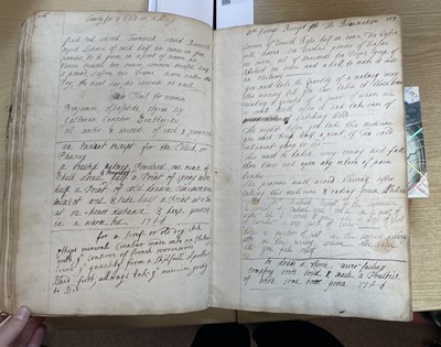 Lot 265 - Cookery Manuscript. A Book of receipts Sept: ye 30th 1695, compiled by Alice Phelipps, 1695-1840