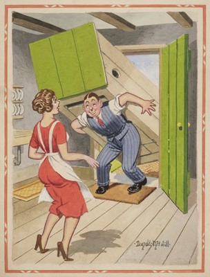 Lot 558 - McGill (Donald, 1875-1962). "Now we can advertise the place with indoor sanitation", original