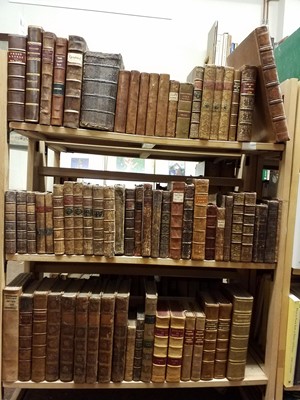 Lot 411 - Antiquarian. A collection of 18th Century literature, approximately 60 volumes