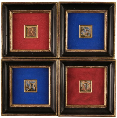 Lot 179 - Illuminated Initials. Nuremberg, circa 1710
