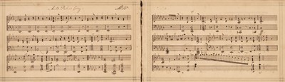 Lot 294 - Broadwood (Sophia, 1805-1892). Manuscript album of keyboard works, circa 1820
