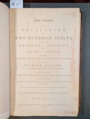 Lot 321 - Earlom (Richard). Liber Veritatis or a collection of Two Hundred prints..., 2 volumes, 1777