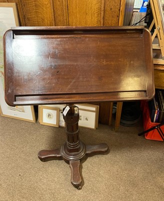 Lot 211 - Library book stand.