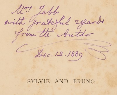 Lot 590 - Lewis Carroll. Sylvie and Bruno, & Sylvie and Bruno Concluded, 1889/1893 signed