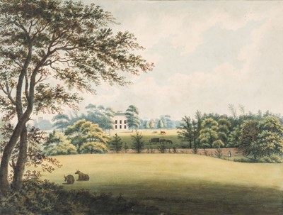 Lot 181 - Hollins (Thomas, active late 18th century). Four Views of Moseley Hall, Birmingham, 1795