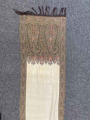 Lot 468 - Shawl. A Dehliwork shawl, circa 1850s