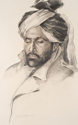 Lot 325 - Collett-Mason (William Wallace Collett, 1895-1957). Dumah Khan, Baloch Quetta, 6th April 1923, pencil