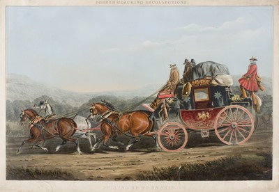 Lot 252 - Coaching. Harris (J.). Three plates from Fores Coaching Recollections, 1843