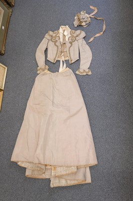 Lot 427 - Clothing. A two-piece silk gown, circa 1860s, & 5 others similar