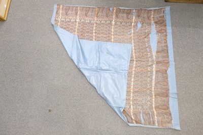 Lot 477 - Shawl. Two large panels of paisley design, possibly Norwich, mid 19th century