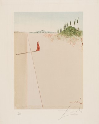 Lot 277 - Dali (Salvador, 1904-1989). A collection of 16 colour printed illustrations from La Divine Comedie, 1963