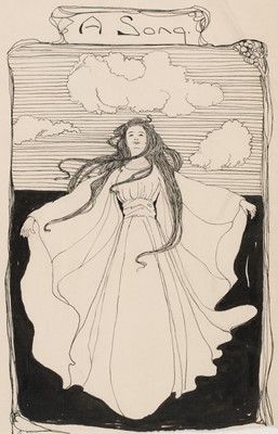 Lot 328 - Adcock Webb (Marion St John, 1888-1930) A Song, ink