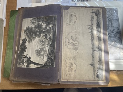 Lot 15 - Old Master Prints and Engravings. A folio album of Dutch, Italian and English prints and engravings