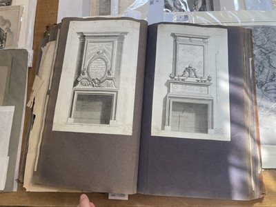 Lot 15 - Old Master Prints and Engravings. A folio album of Dutch, Italian and English prints and engravings